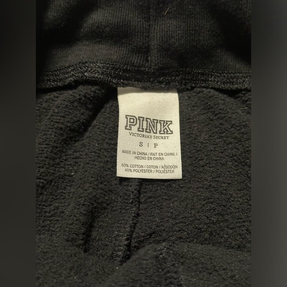 Pink Victoria’s Secret Bling Sequined Sweatpants Y2K - Picture 4 of 5